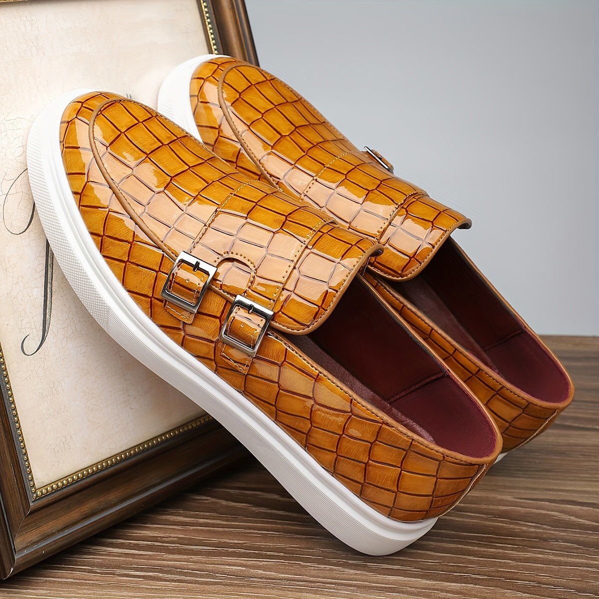 Thomas | Textured Slip-On Casual Loafers