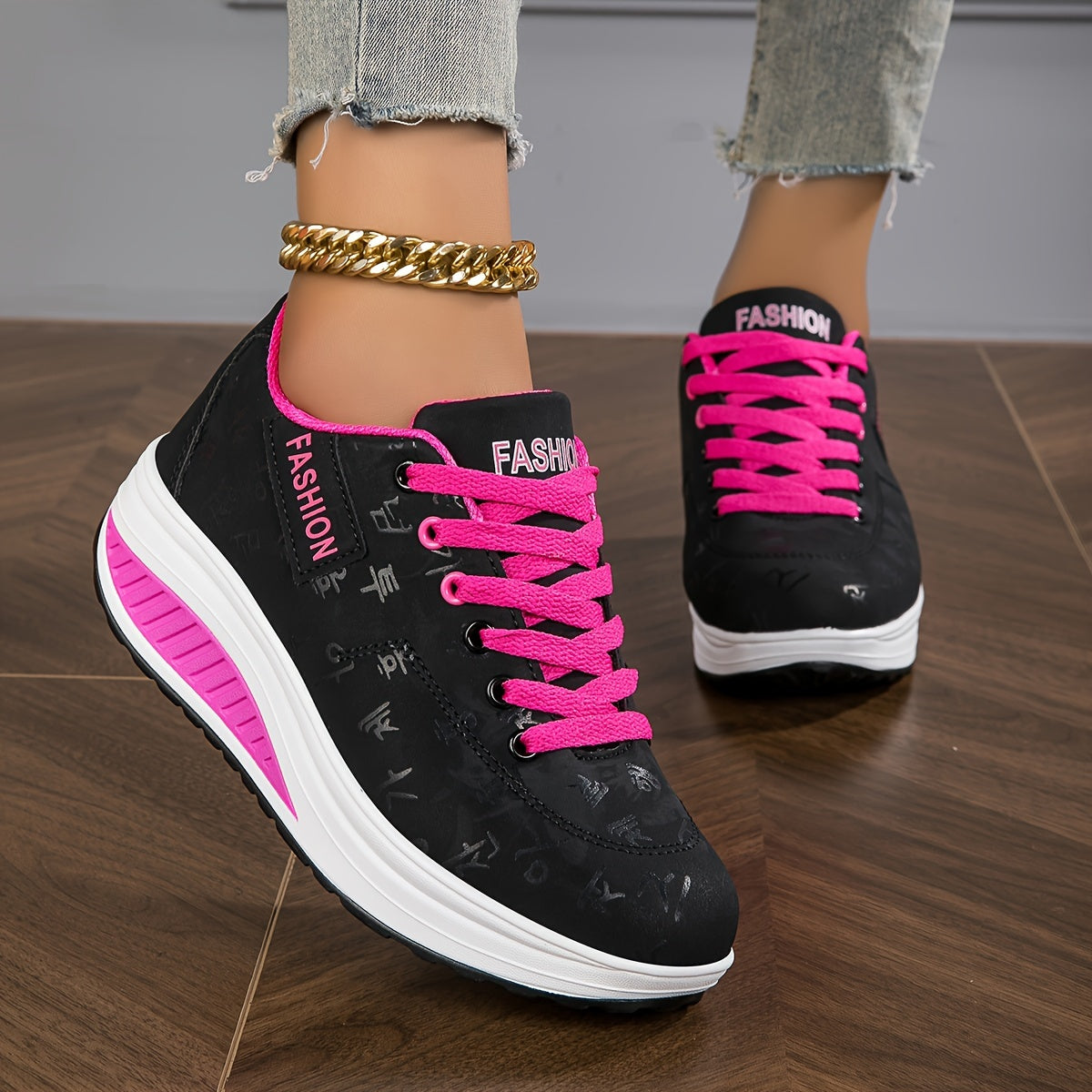 Hannah | Orthopaedic Thick Sole Shoes