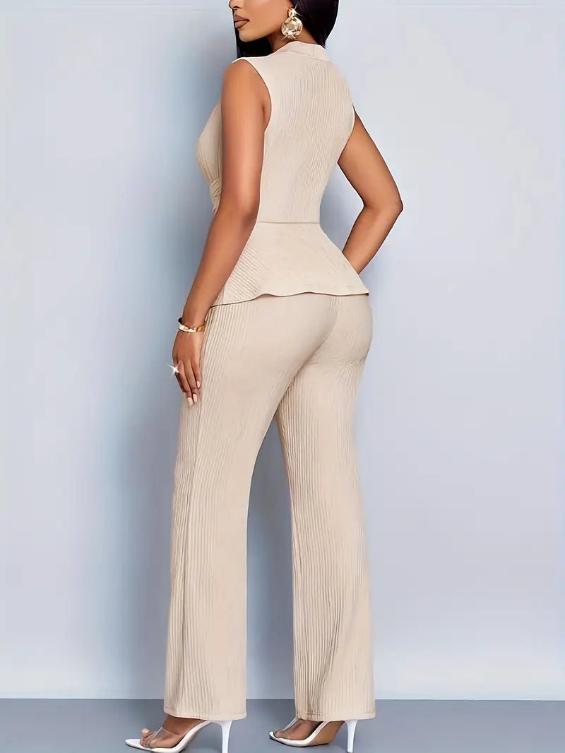Daniela | Elegant Peplum Two-Piece Set