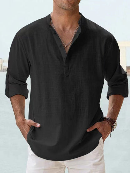 Robert | Relaxed Linen Blend Shirt