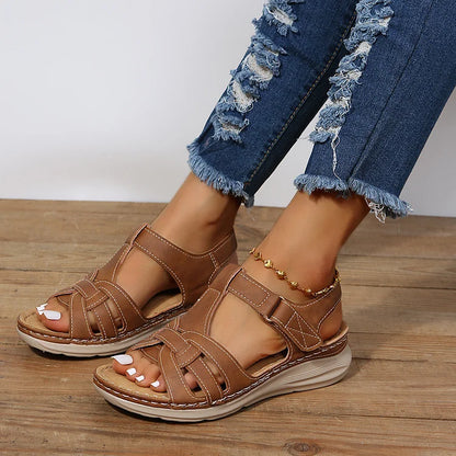 Rosenau™ | Vintage Orthopädische Ledersandalen