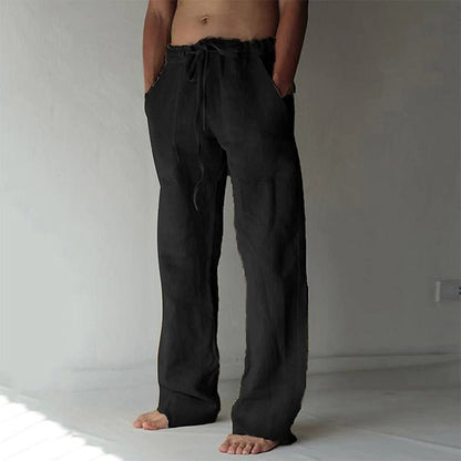 Austin | Lightweight Relaxed Linen Trousers