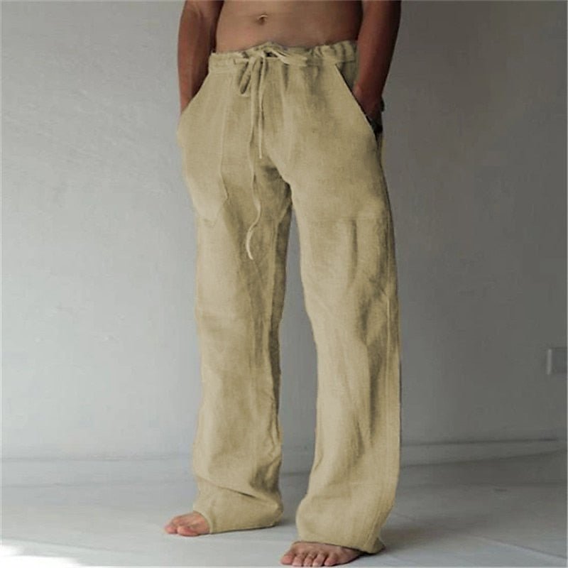 Austin | Lightweight Relaxed Linen Trousers