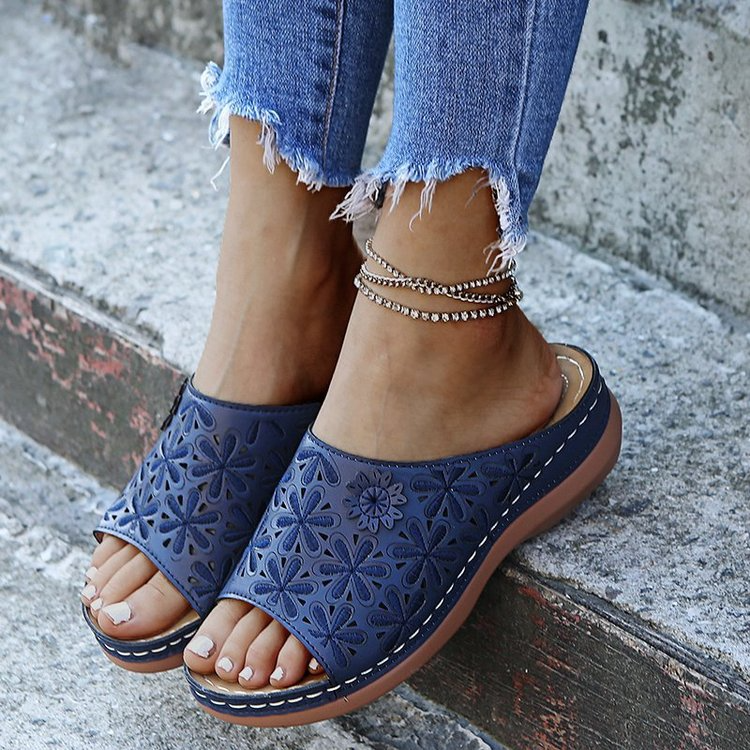 Rosenaushoes™ | Leder Orthopädische Sandalen mit Fußgewölbeunterstützung