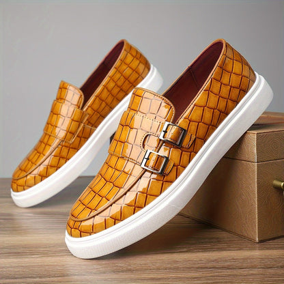 Thomas | Textured Slip-On Casual Loafers