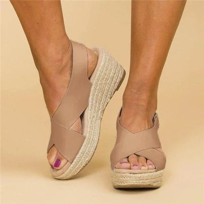 Hannah | Espadrille Wedge Sandals
