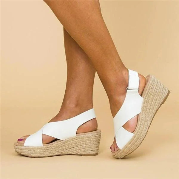 Hannah | Espadrille Wedge Sandals