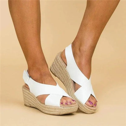 Hannah | Espadrille Wedge Sandals
