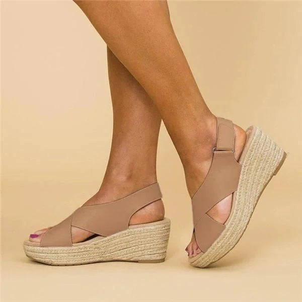 Hannah | Espadrille Wedge Sandals