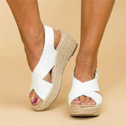 Hannah | Espadrille Wedge Sandals
