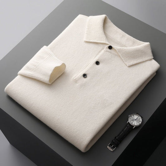 Rowan | Luxurious Cashmere Polo Shirt