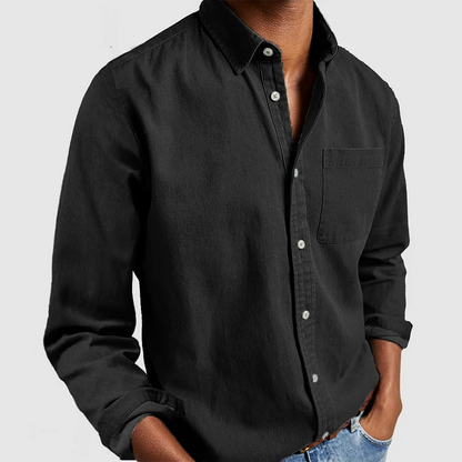 Andrew | Classic Textured Cotton Shirt