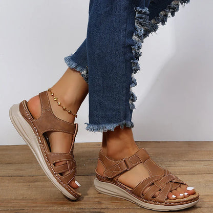 Rosenau™ | Orthopädische Leder-Sandalen im Vintage-Stil