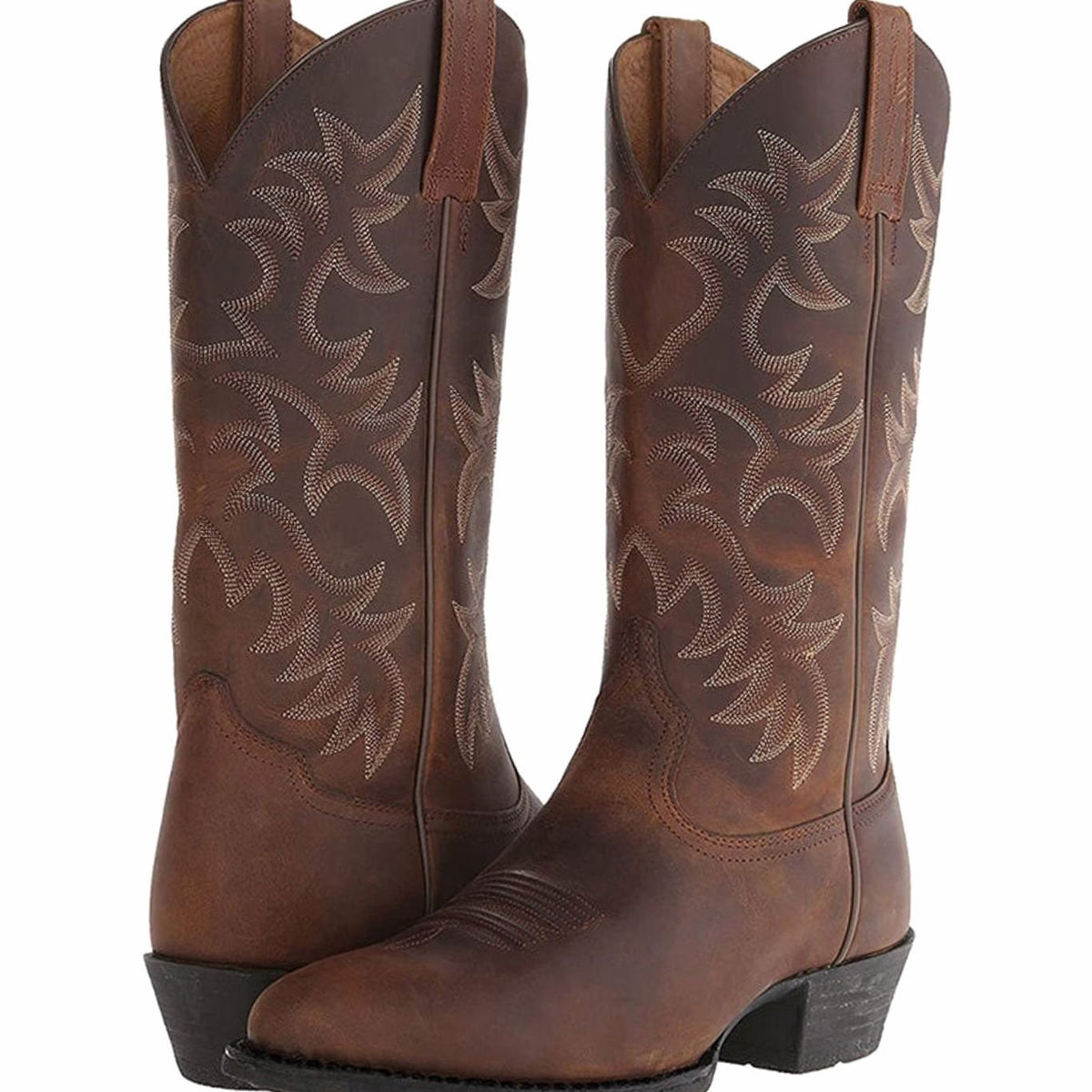 Hannah | Women’s Western Embroidered Cowboy Boots with Block Heel