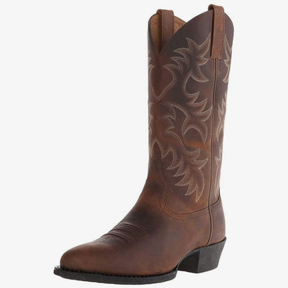 Hannah | Women’s Western Embroidered Cowboy Boots with Block Heel