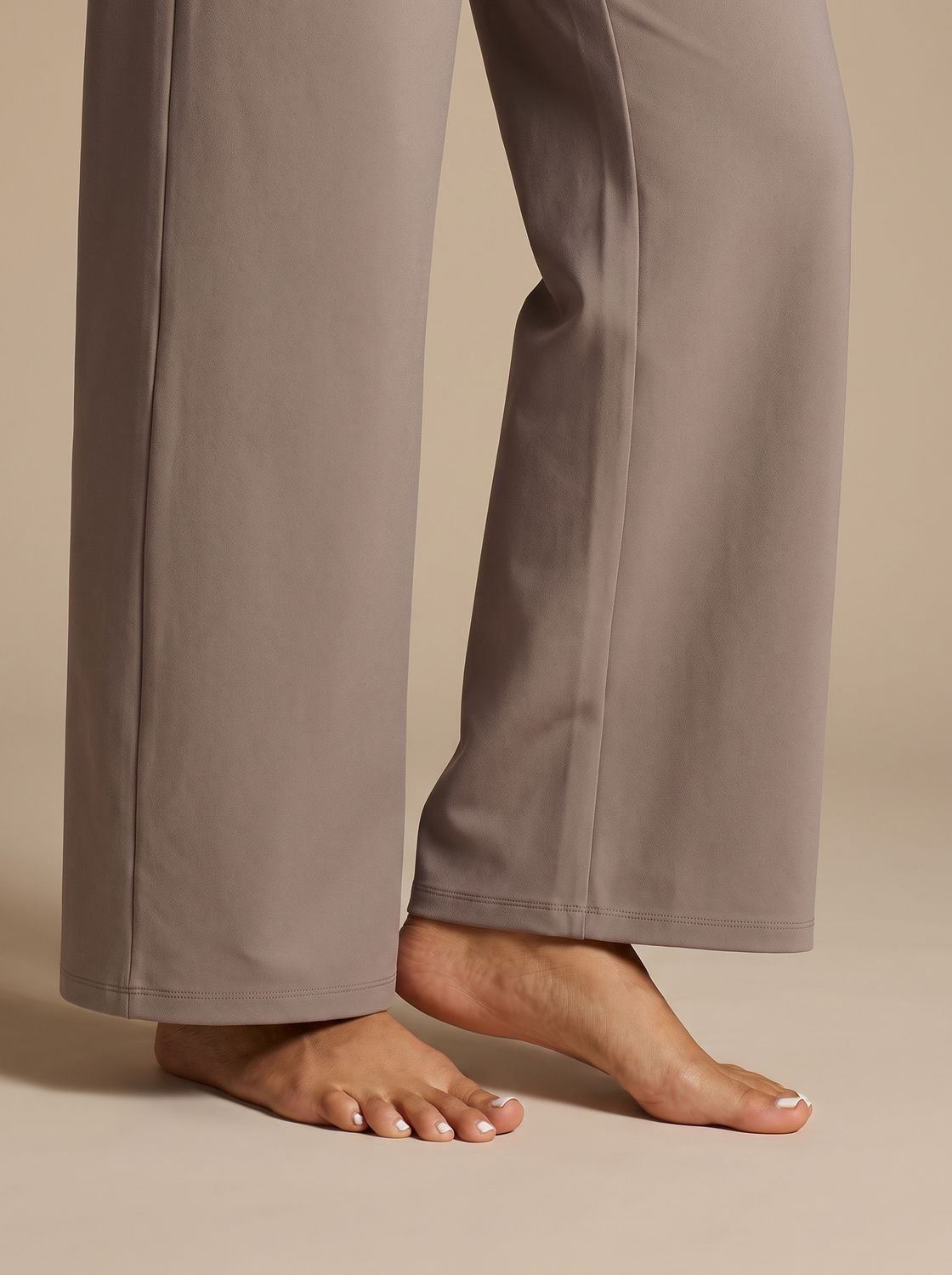 Elisabeth | Women’s High-Waist Wide-Leg Trousers with Elastic Waist & Pockets