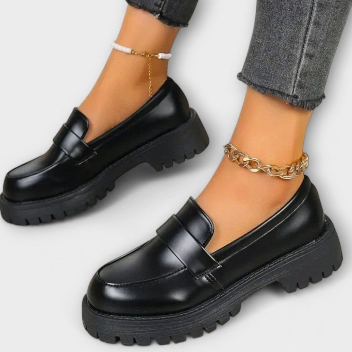 Greta | Women’s Chunky Platform Loafers with Supportive Sole