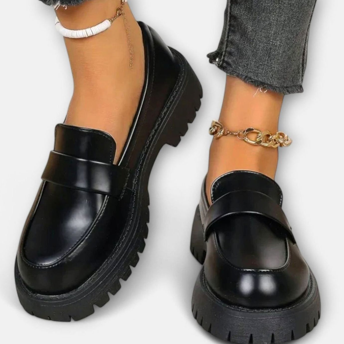 Greta | Women’s Chunky Platform Loafers with Supportive Sole