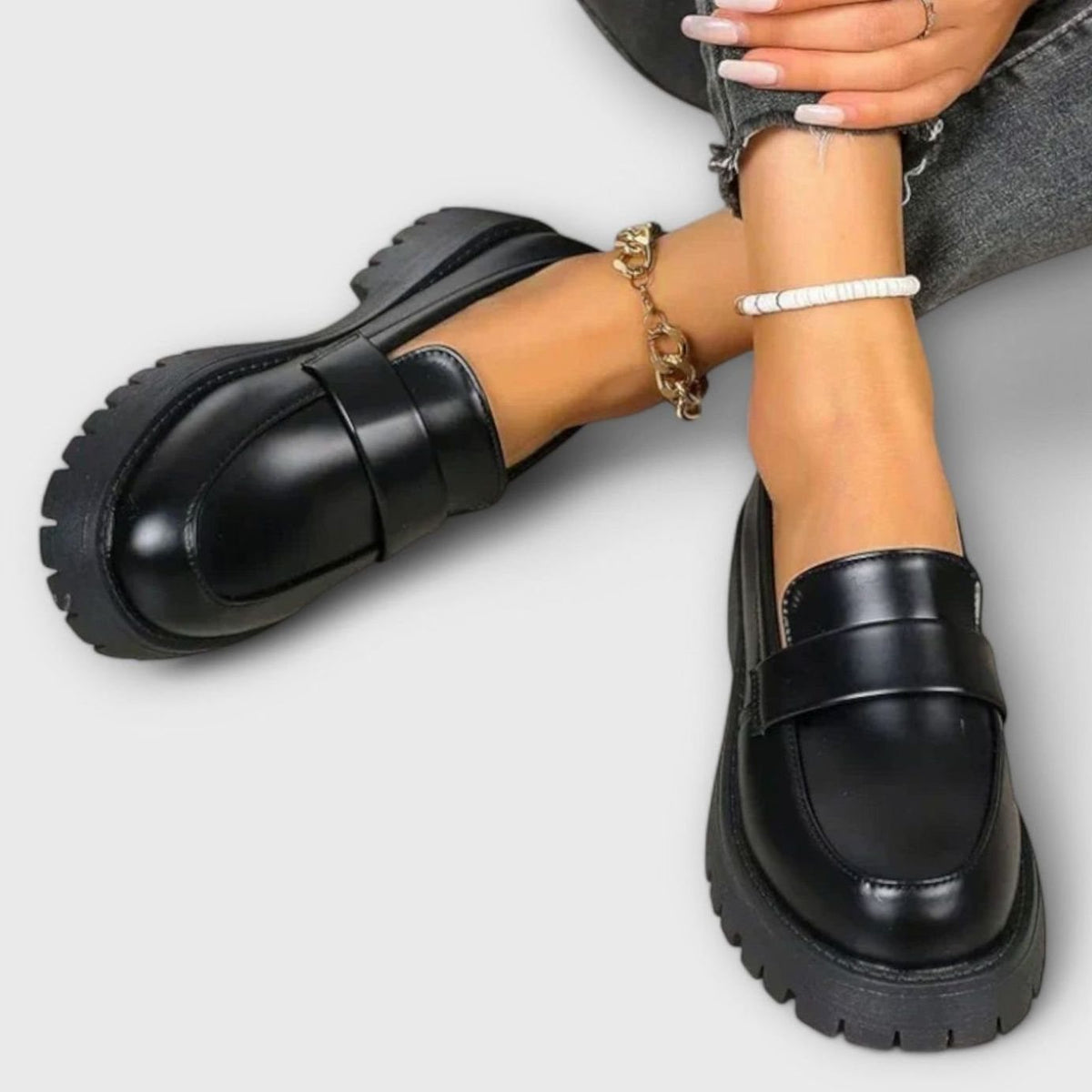 Greta | Women’s Chunky Platform Loafers with Supportive Sole