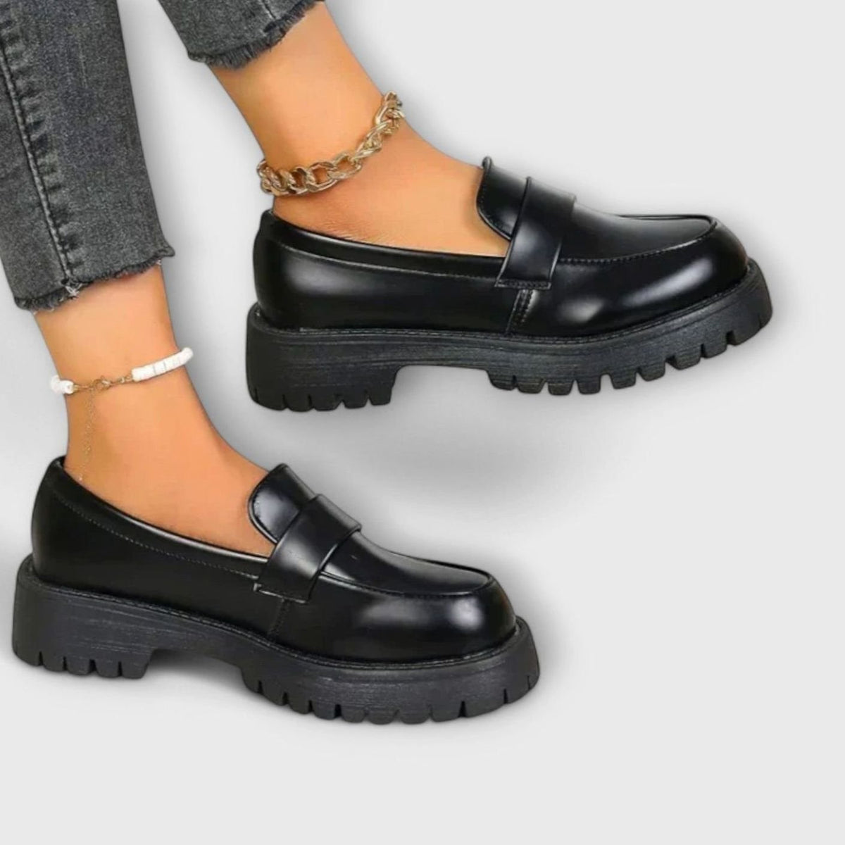 Greta | Women’s Chunky Platform Loafers with Supportive Sole