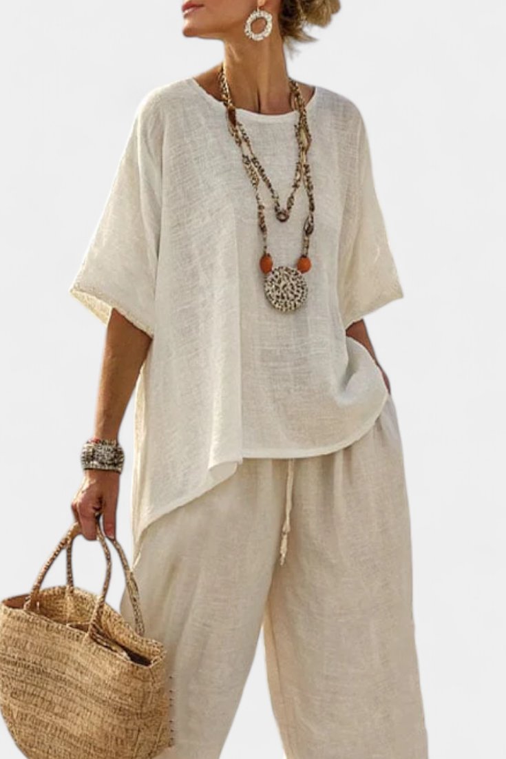 Marley | Comfortable Linen Two-Piece Set