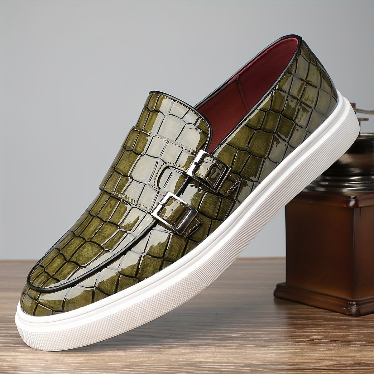 Thomas | Textured Slip-On Casual Loafers