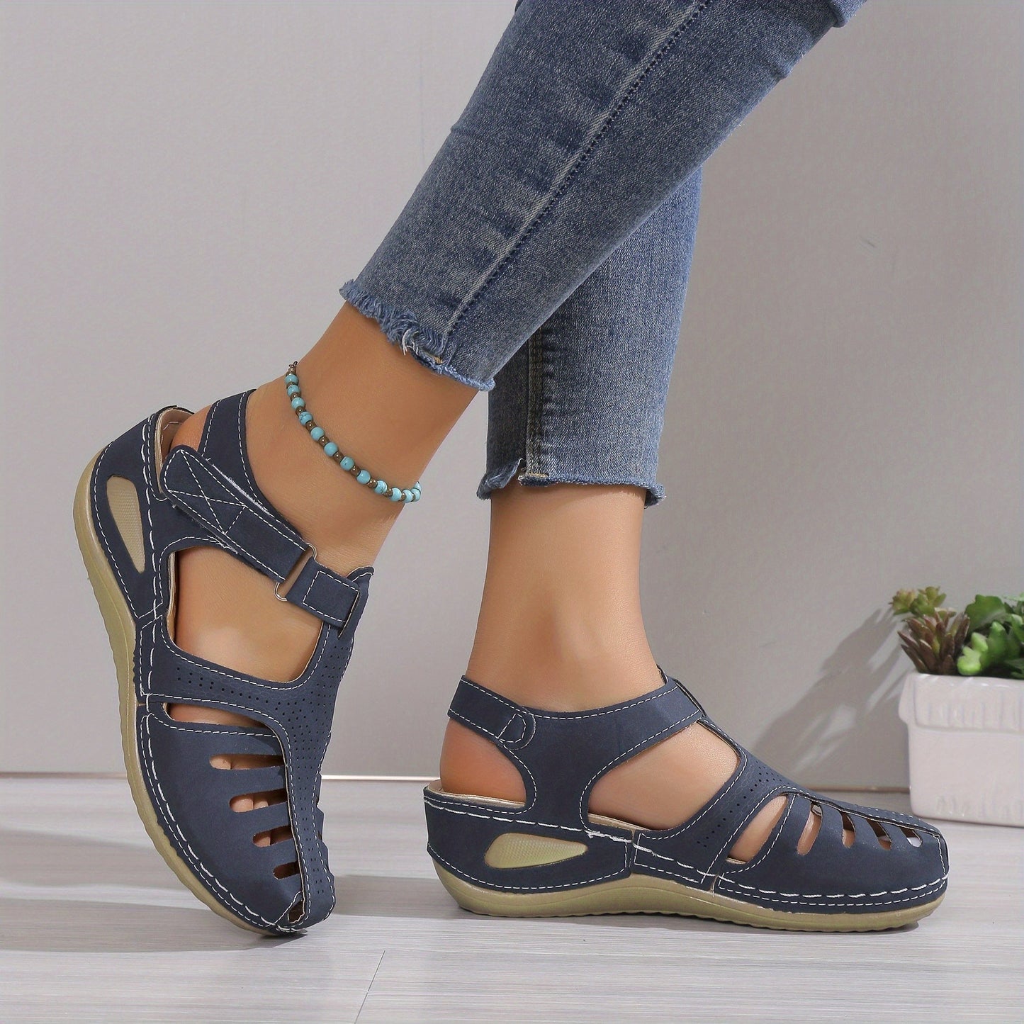 Rosenau | Orthopädische Plattform Sandalen