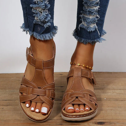 Rosenau™ | Orthopädische Leder-Sandalen im Vintage-Stil