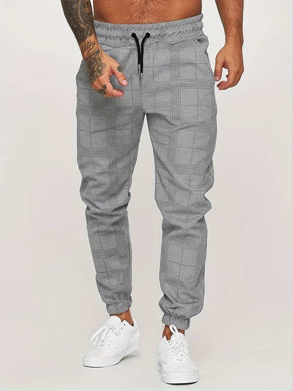 Elian | Modern Checked Jogger Pants