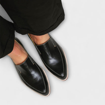 Nora | Refined Pointed-Toe Slip-On Loafers