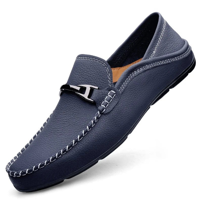 Samuel | Classic Stitch-Detail Driving Loafers