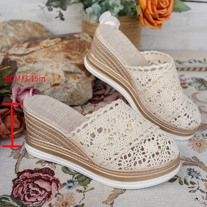 Hannah | Espadrille Wedge Sandals