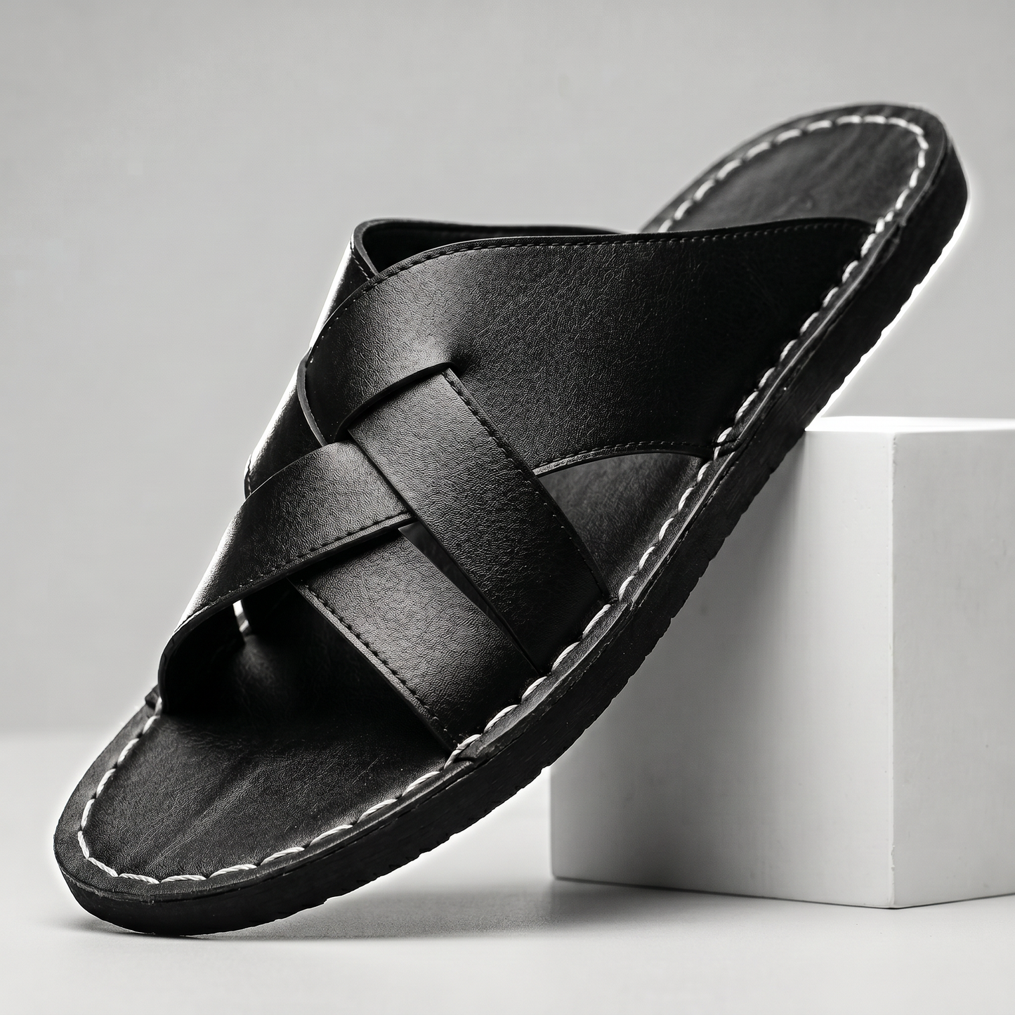 Rosenau™ | Leder-Slide-Sandalen