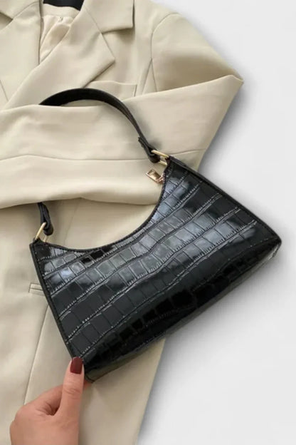 Sylvia | Women's Shoulder Bag with Top Zip Closure