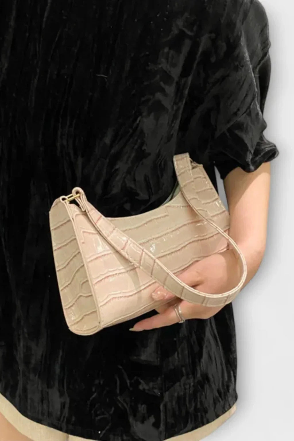 Sylvia | Women's Shoulder Bag with Top Zip Closure