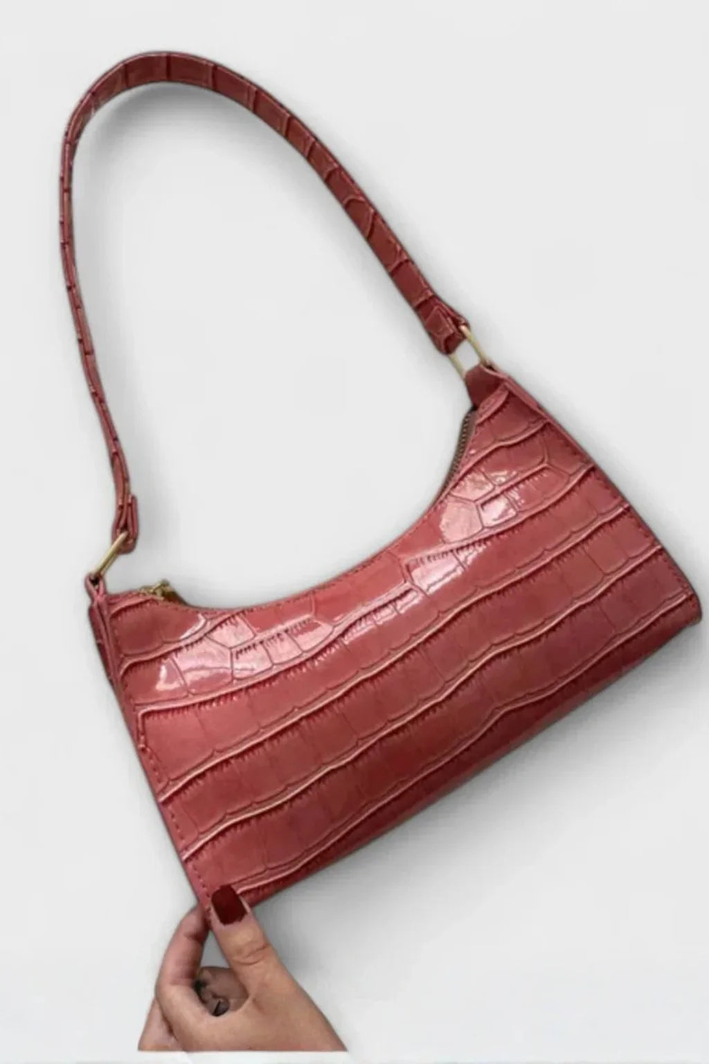 Sylvia | Women's Shoulder Bag with Top Zip Closure