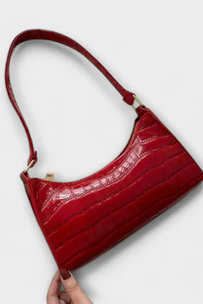 Sylvia | Women's Shoulder Bag with Top Zip Closure