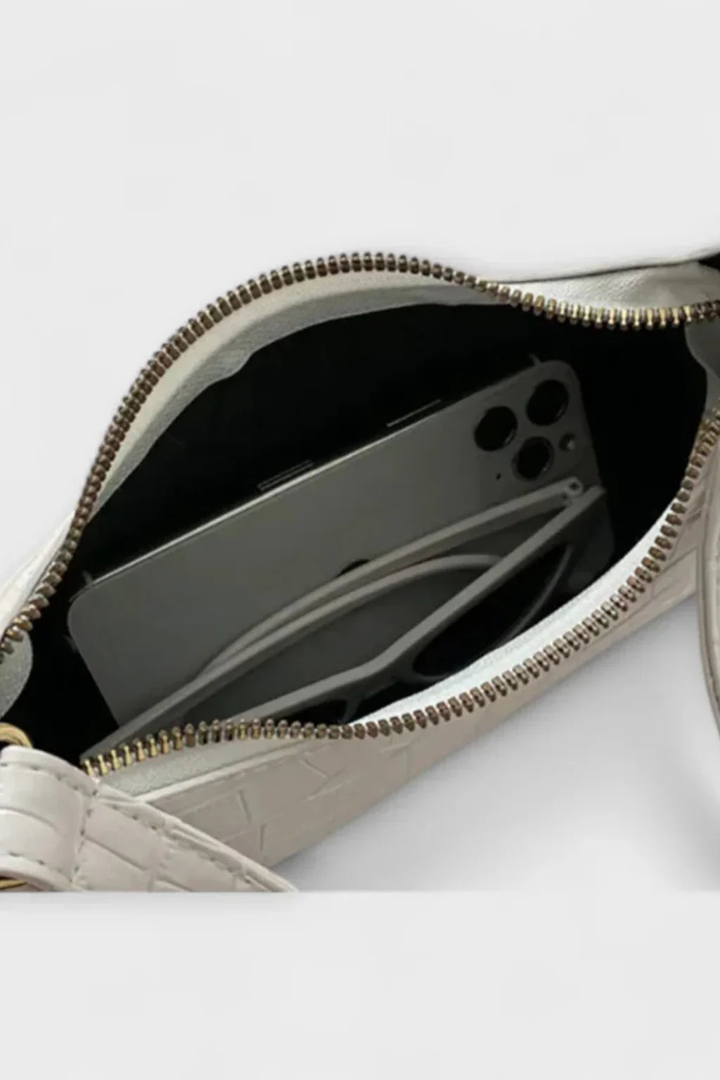 Sylvia | Women's Shoulder Bag with Top Zip Closure