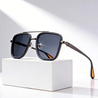 Rowan | Unisex Vintage Square Sunglasses