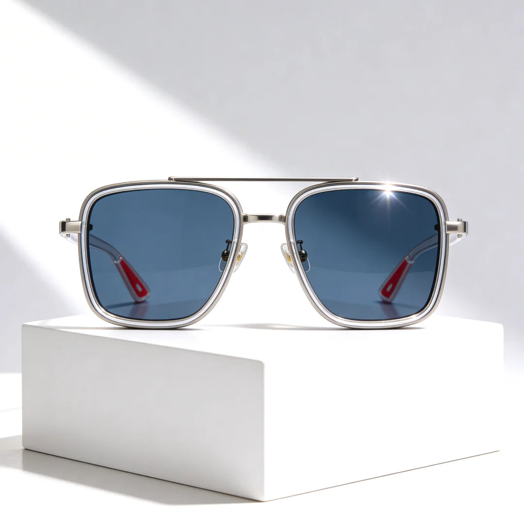 Rowan | Unisex Vintage Square Sunglasses