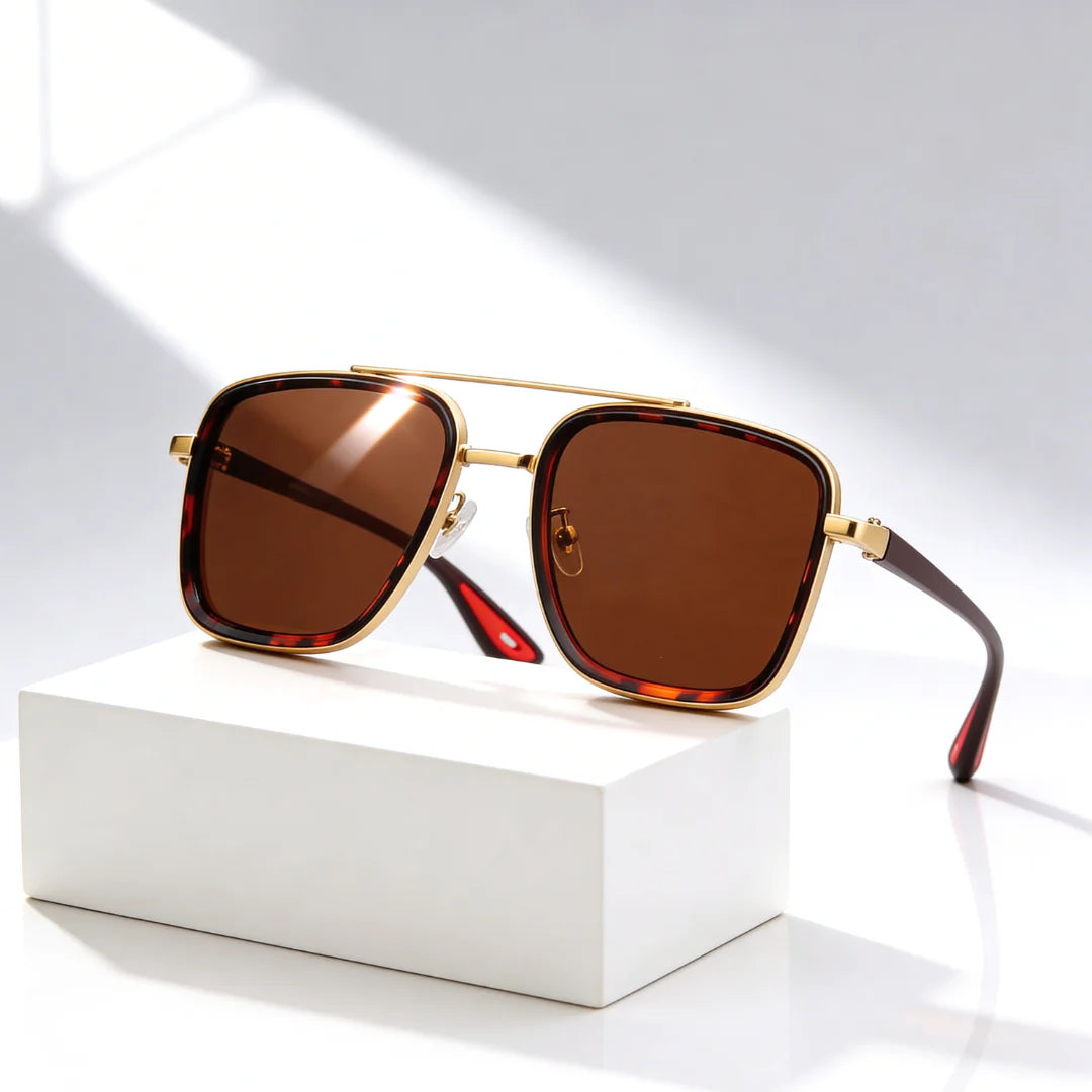 Rowan | Unisex Vintage Square Sunglasses