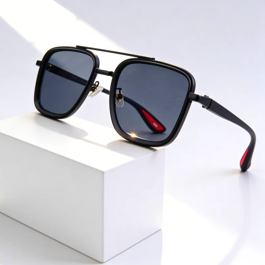 Rowan | Unisex Vintage Square Sunglasses
